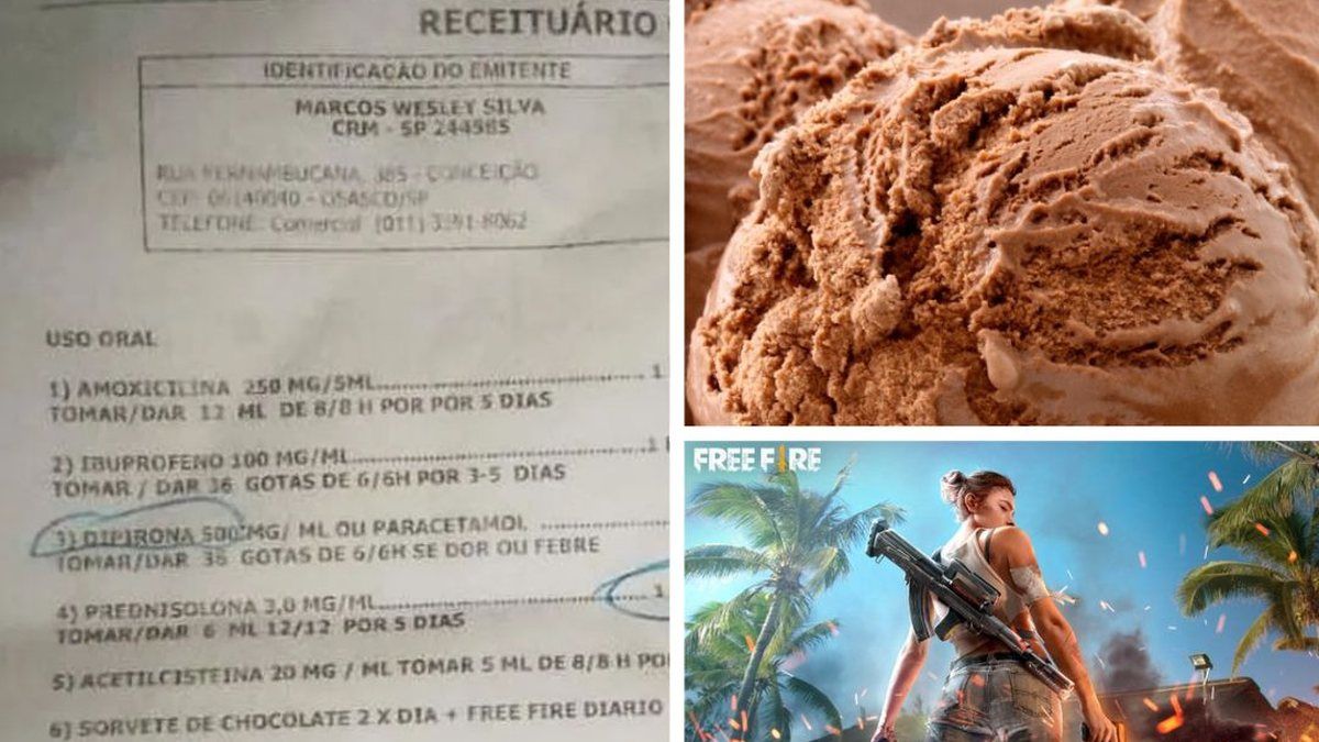 Futebol Globo CBN - Médico que receitou sorvete e jogo Free Fire